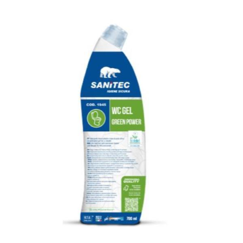 Detergente disincrostante WC Gel Greenpower - 700 ml - Sanitec